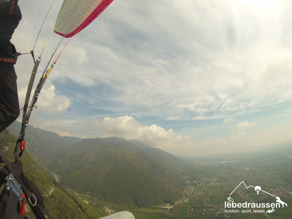 Gleitschirm-Flug-Bassano-Italien