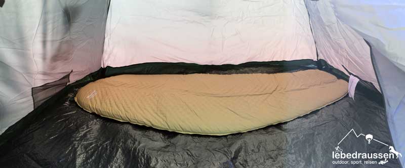 Coleman Zelt Crestline von Innen
