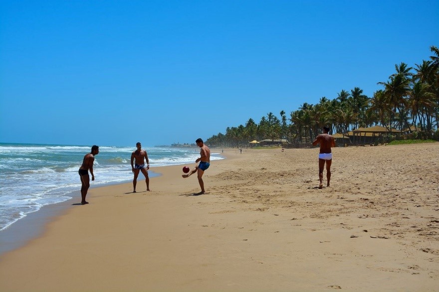 Traumstrand bei Vilas do Atlantico in Bahia