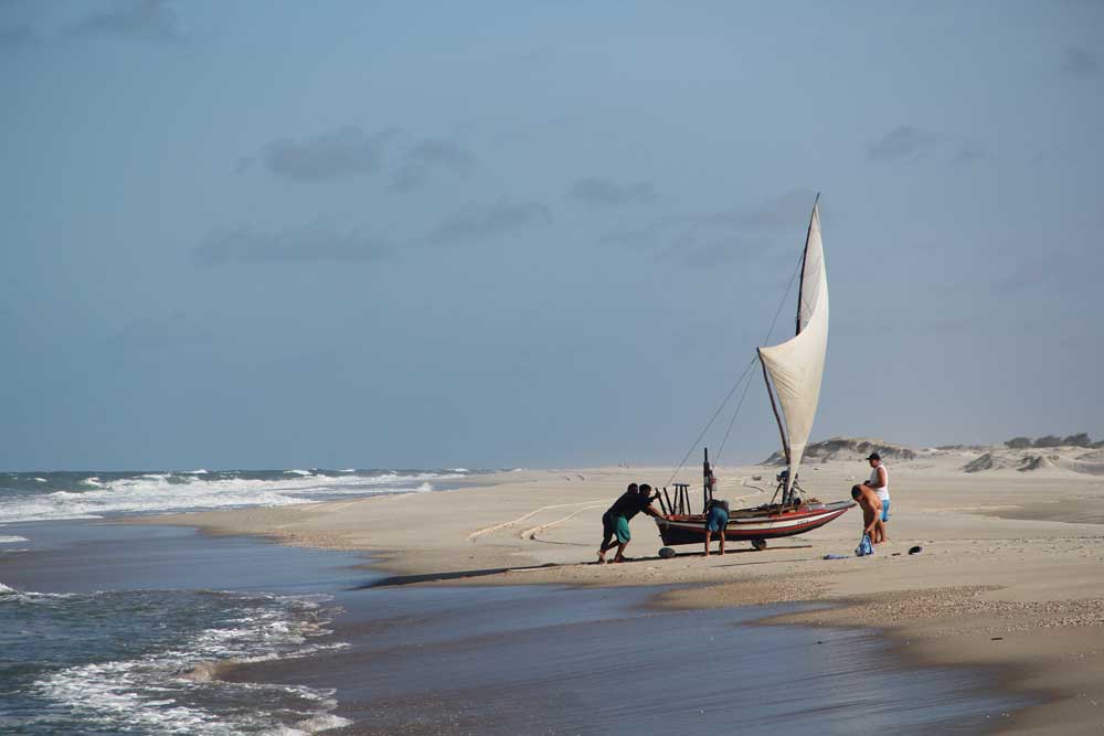 Fortaleza-Strand-Boot