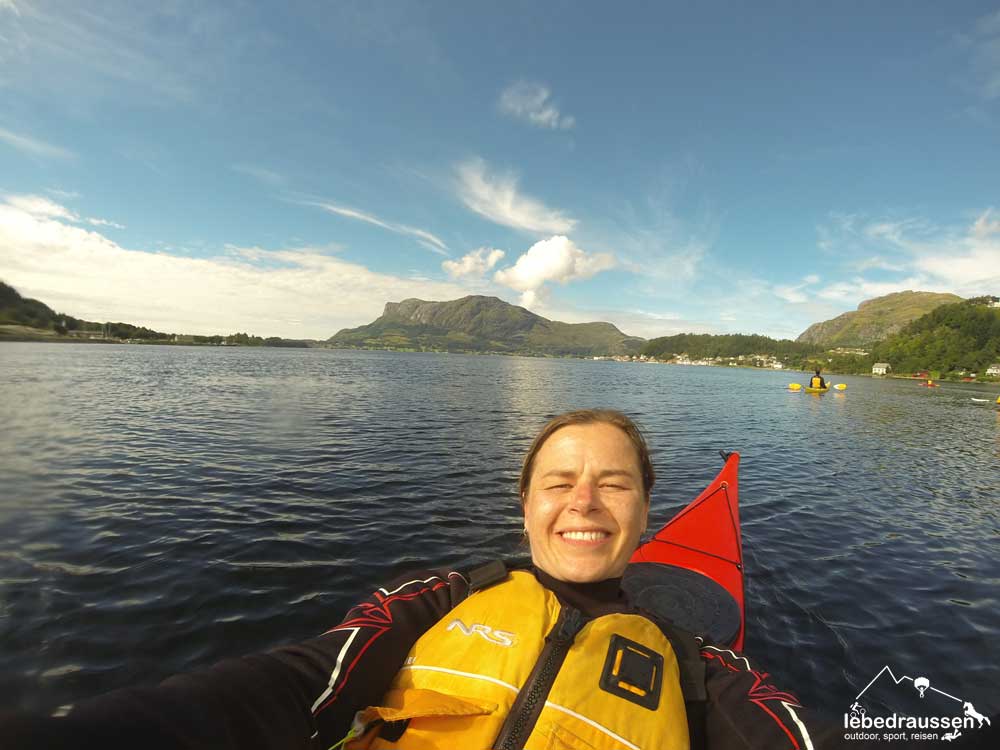 Kajak in Norwegen