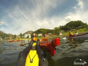 Kajak Sicherheitstraining in Norwegen