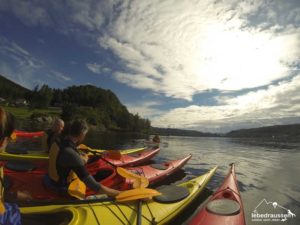 Kajak-Training in Norwegen