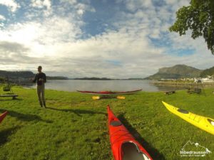 Kajaktour in Norwegen - erste Instruktionen