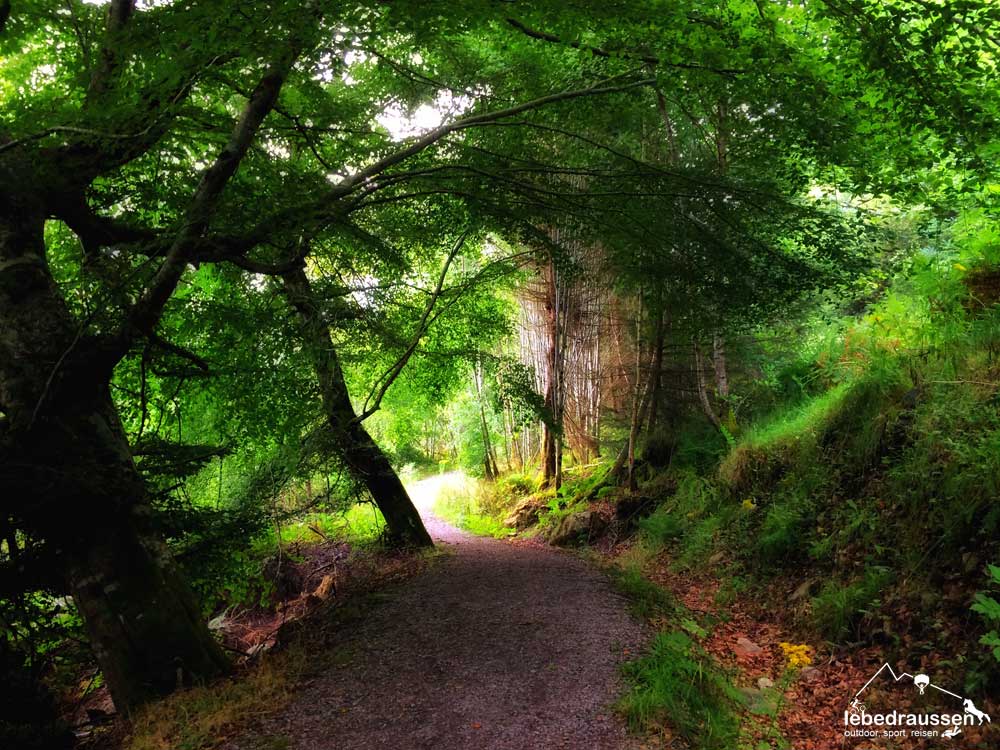 Radstrecke Loch Ness