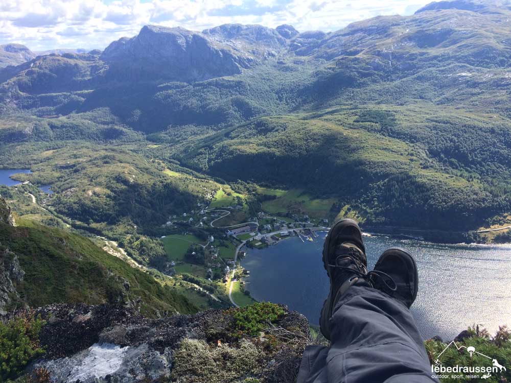 Nervenkitzel über Stongfjorden