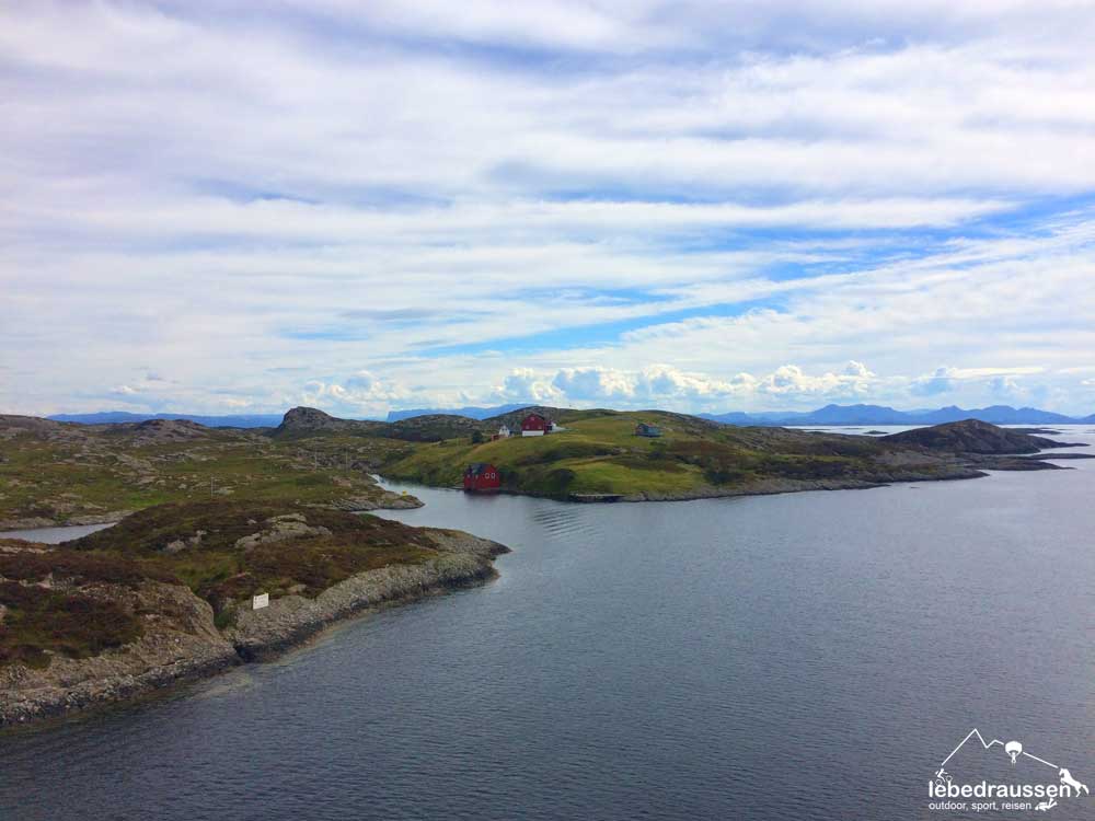 Aussicht beim Biken in Norwegen