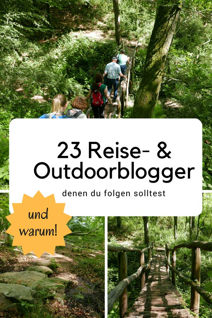 Reiseblogger Outdoorblogger Liste