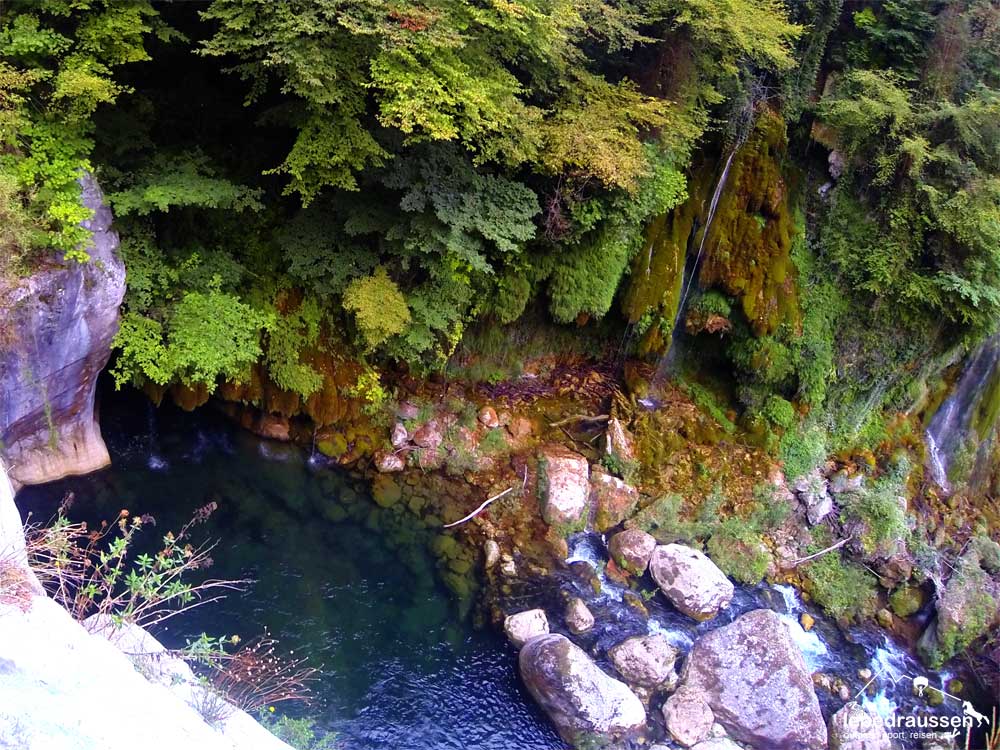 Wasserfälle Saut du Loup