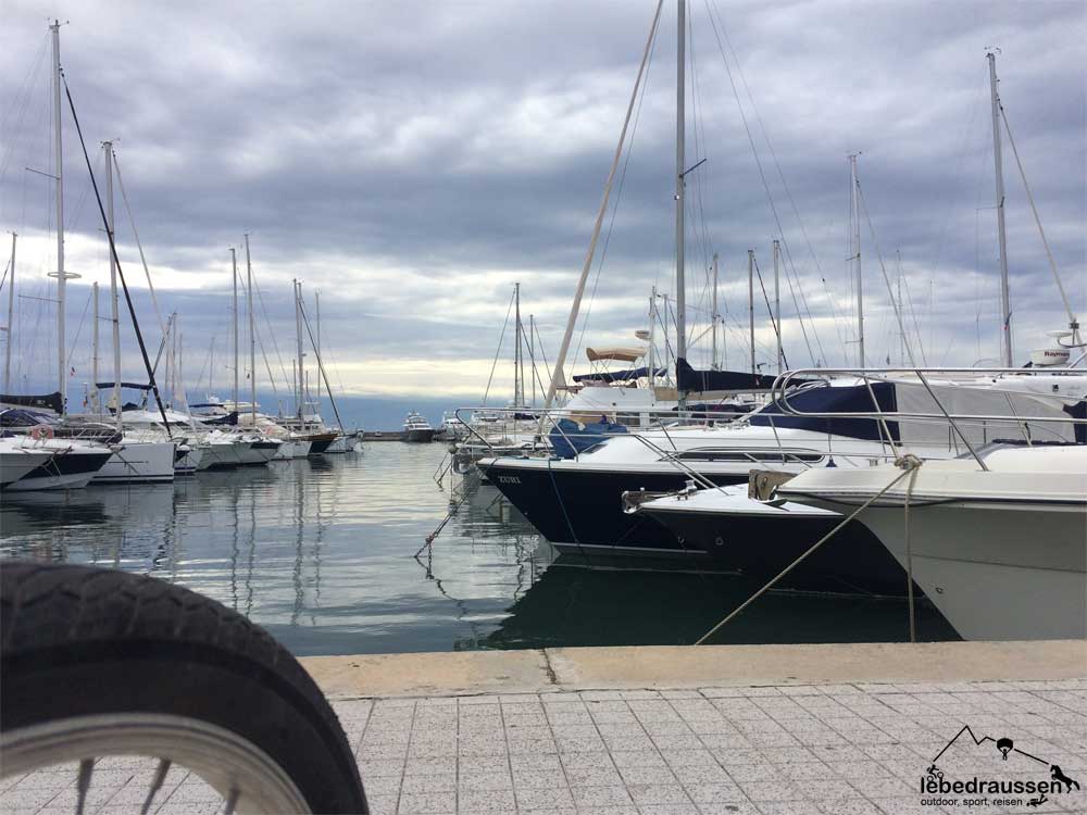 Yachthafen in der Nähe von Cannes