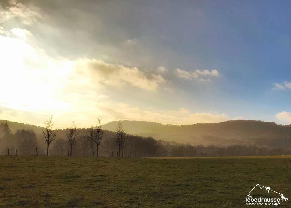 Sonne am Premiumwanderweg