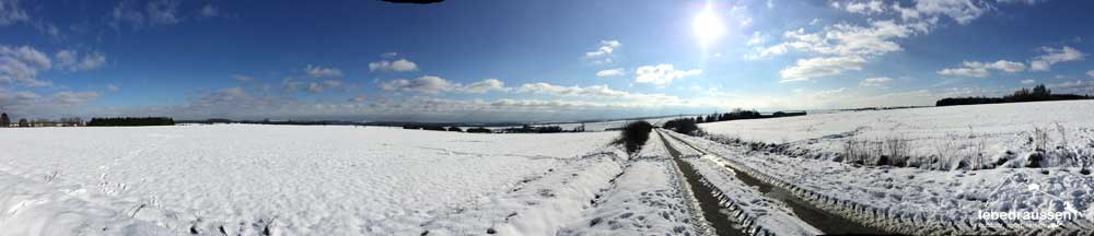 Schnee im Saarland