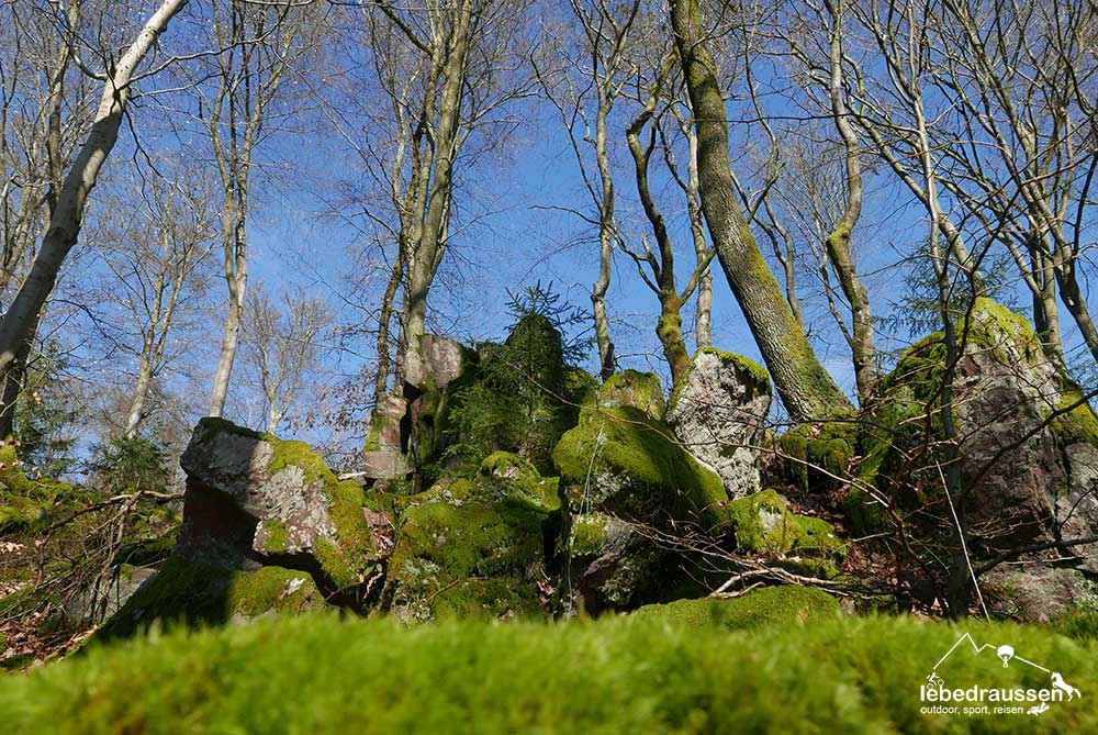 Felsformation Traumschleife Felsenweg