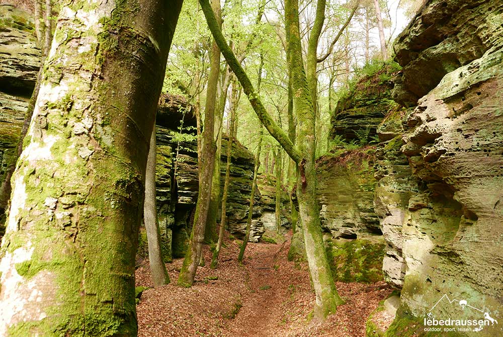 Felsformationen am Siewenschlüff