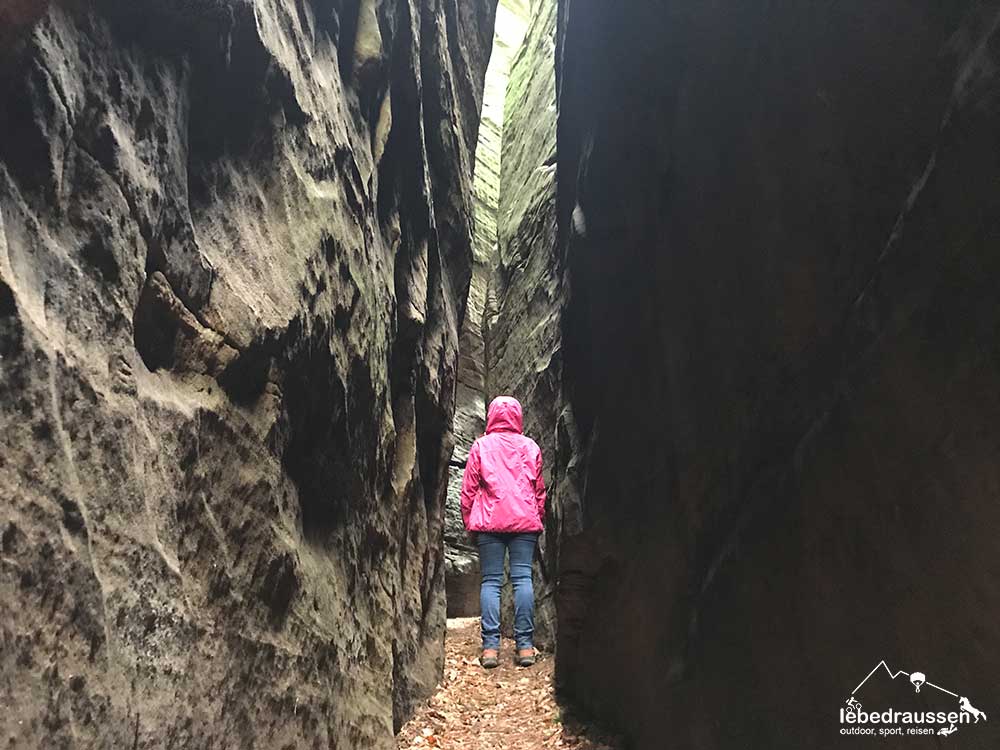 Im Labyrinth Siewenschlüff in Luxemburg
