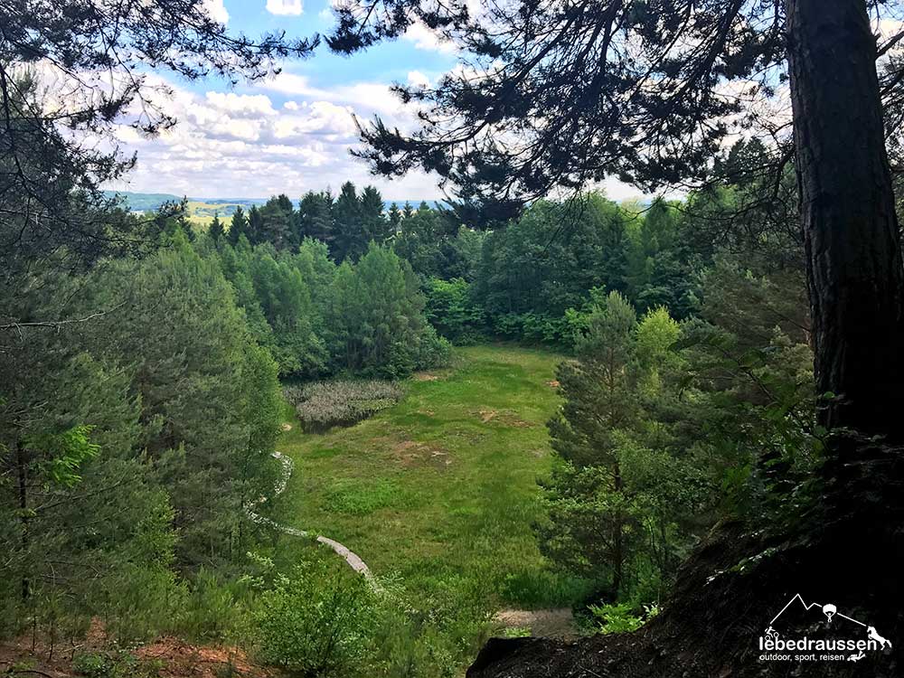 Das Froschparadies von oben