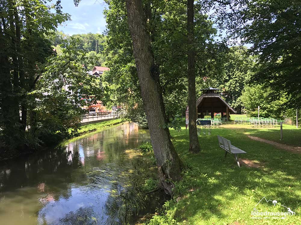 Mittagspause in Vorra an der Pegnitz