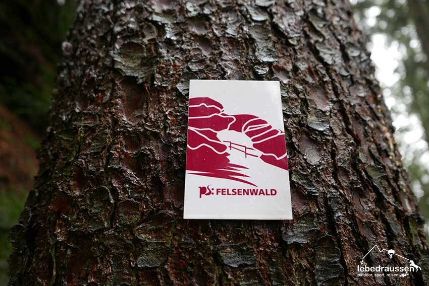 Wanderschild Felsenwald-Tour