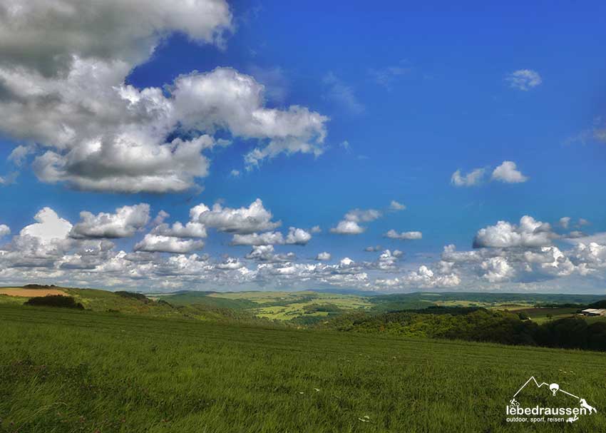 Aussicht auf einer Wanderung