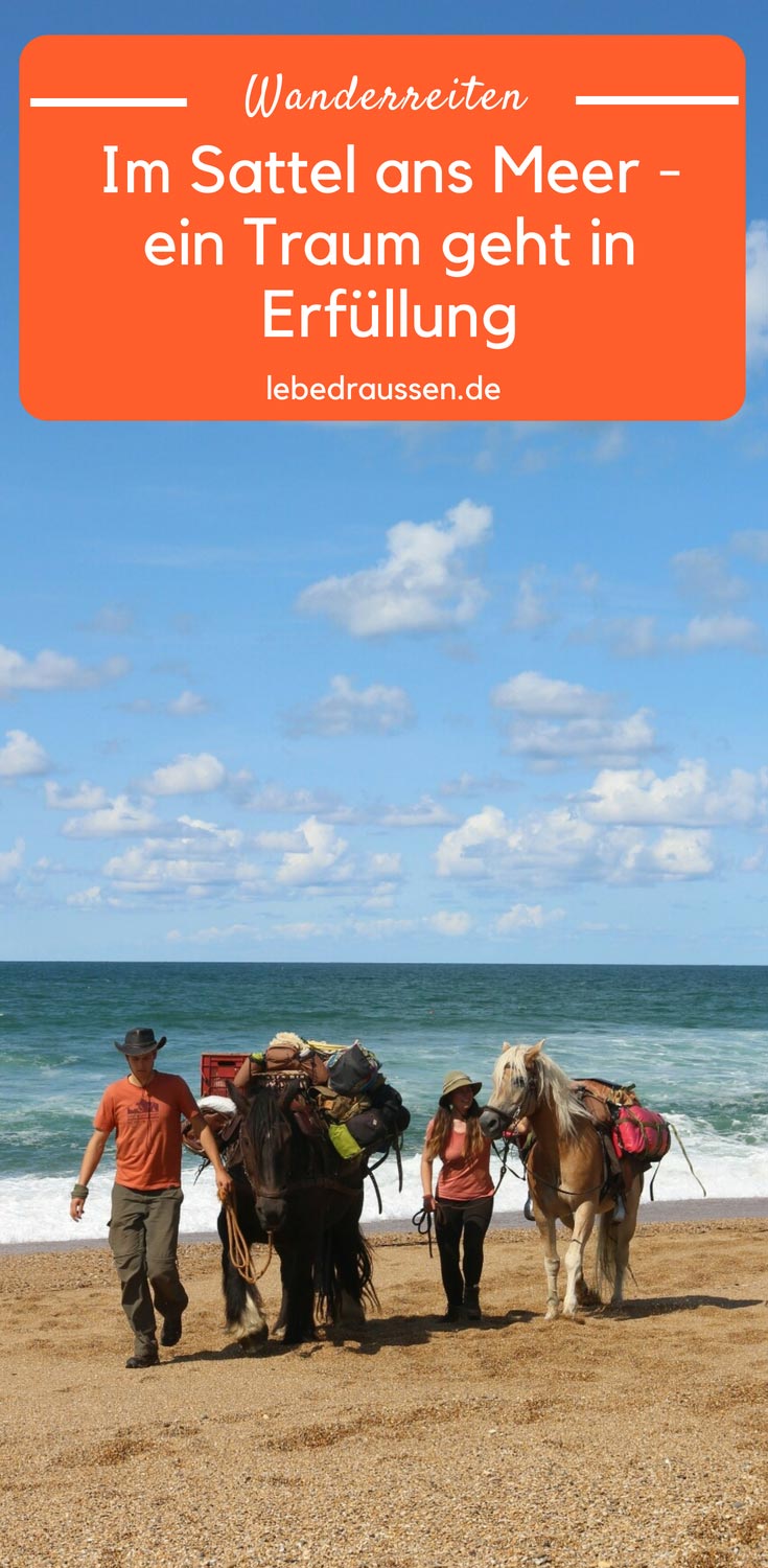 Wanderreiten von Deutschland nach Frankreich ans Meer