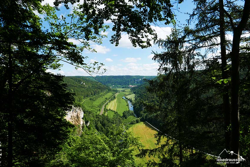 Aussicht vom Knopfmacherfelsen