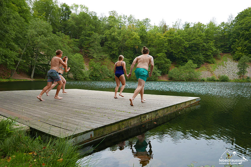 Baden im Odensjön