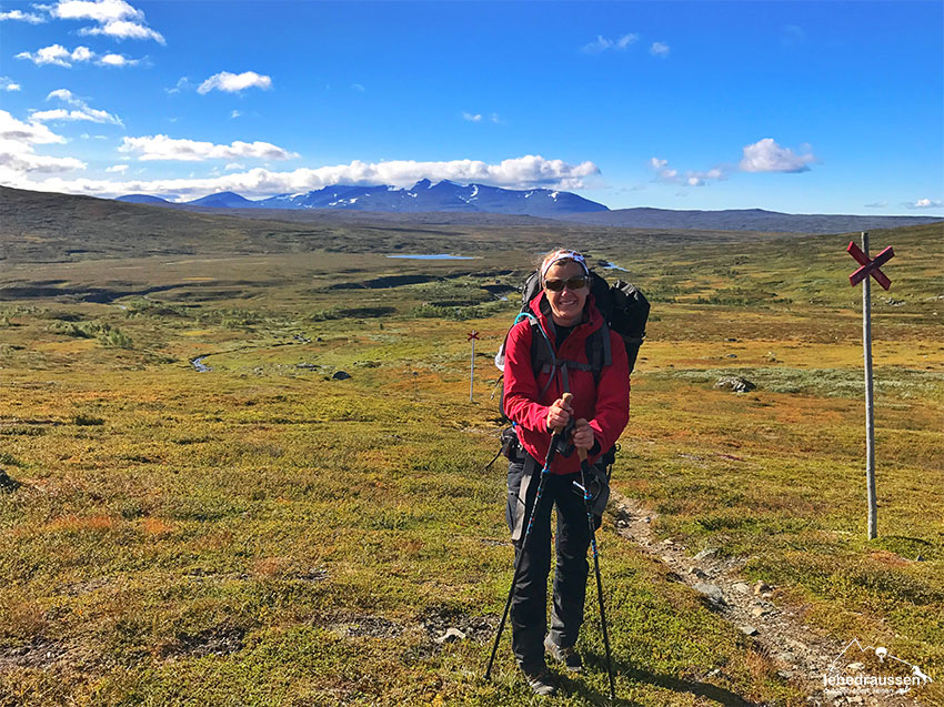 Trekking in Schweden